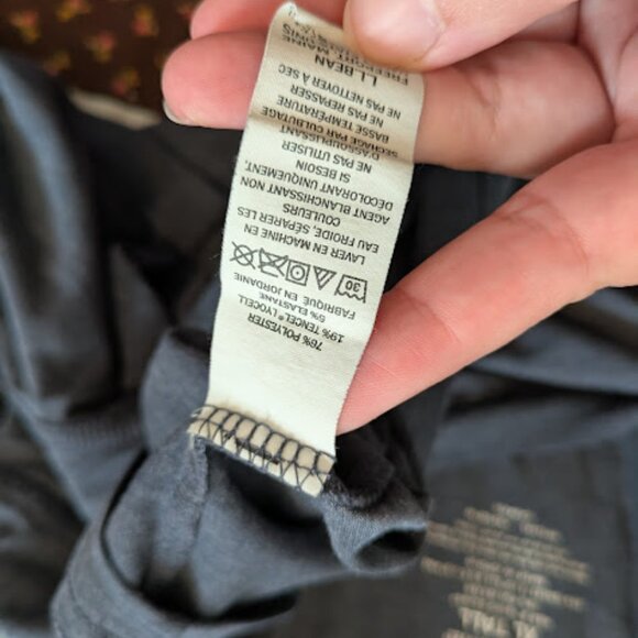 LL Bean Gray/Blue T-Shirt Size XL Tall - Picture 8 of 8